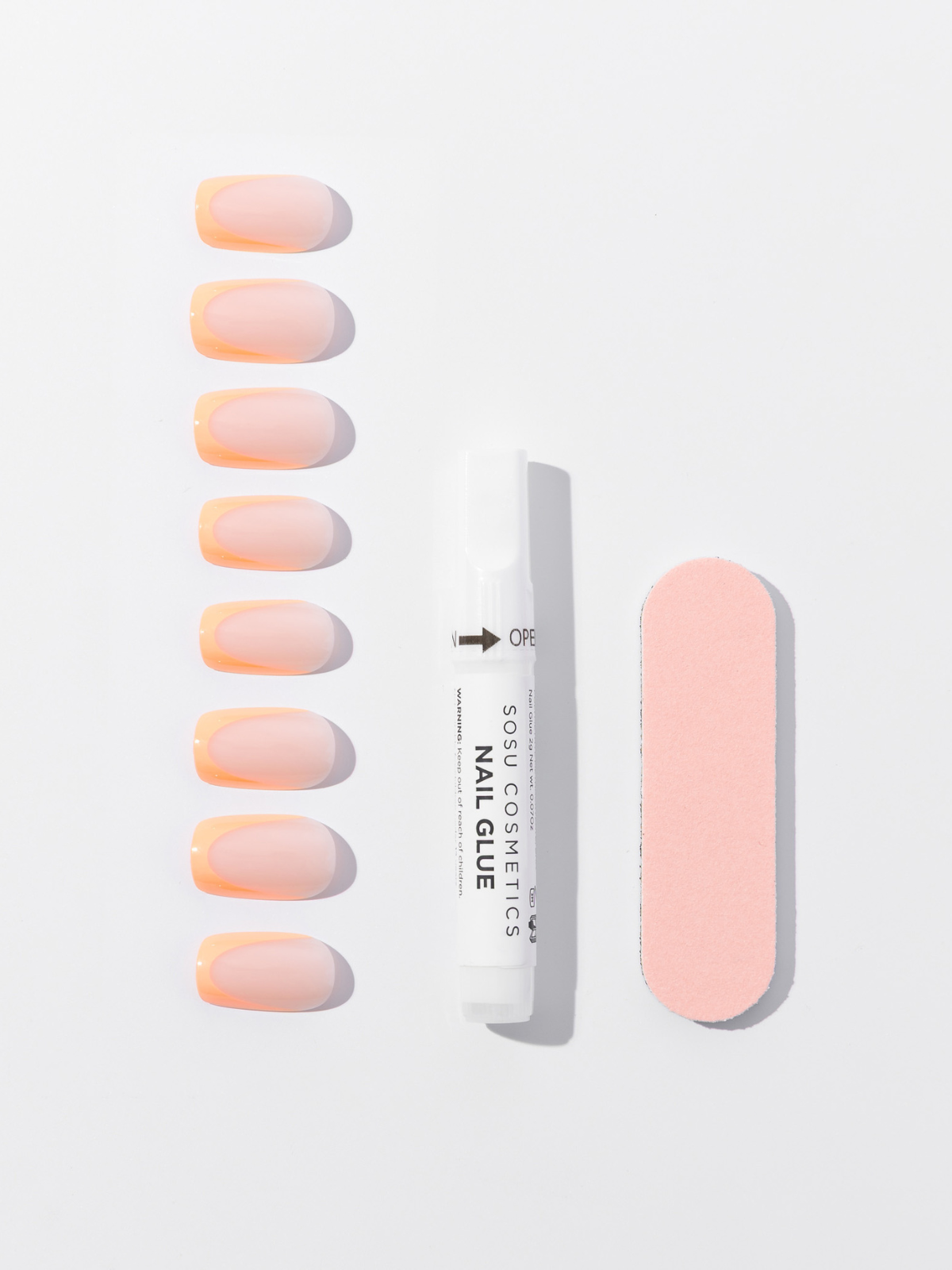 She's Peachy | Faux Nails
