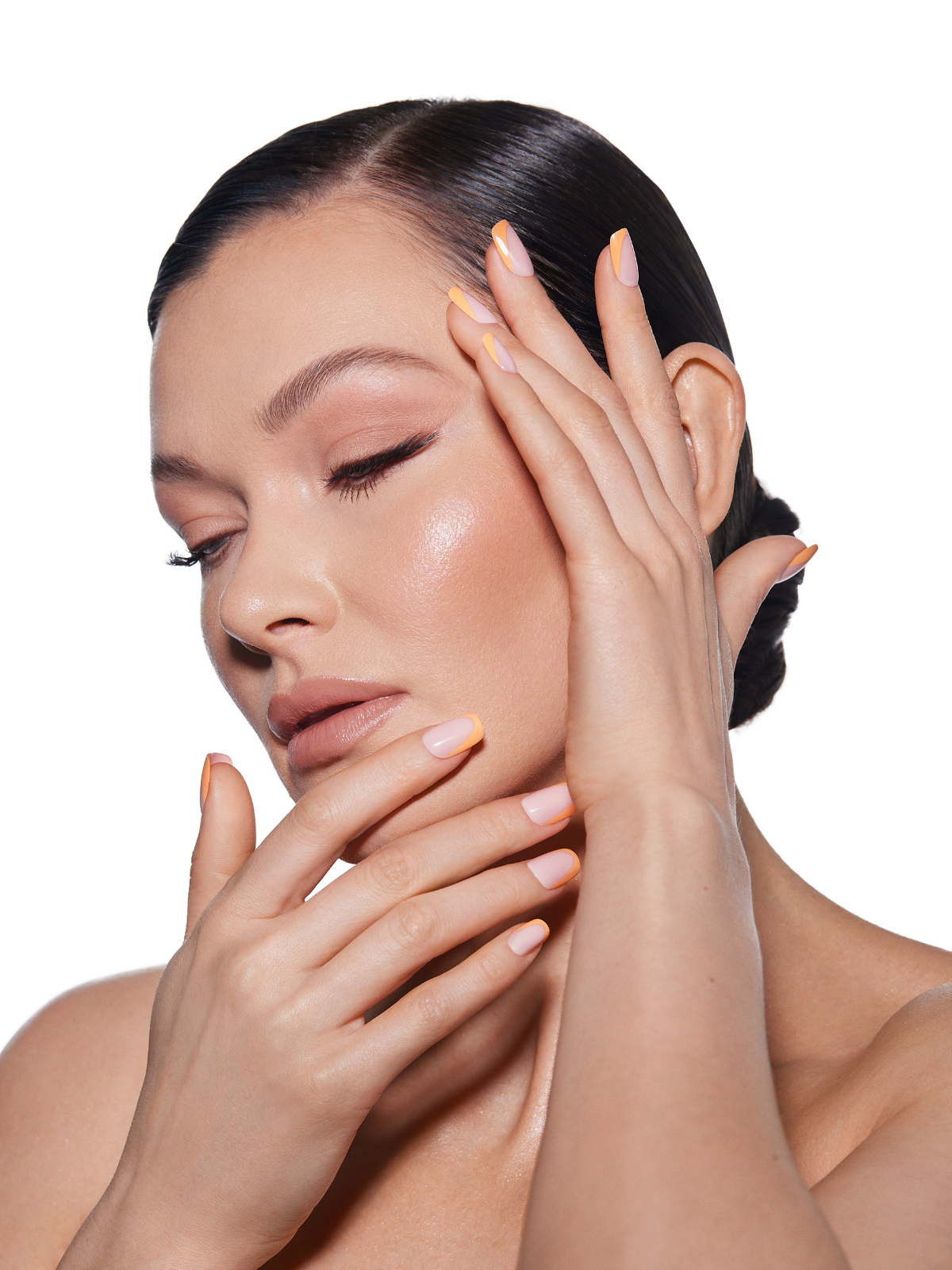 She's Peachy | Faux Nails