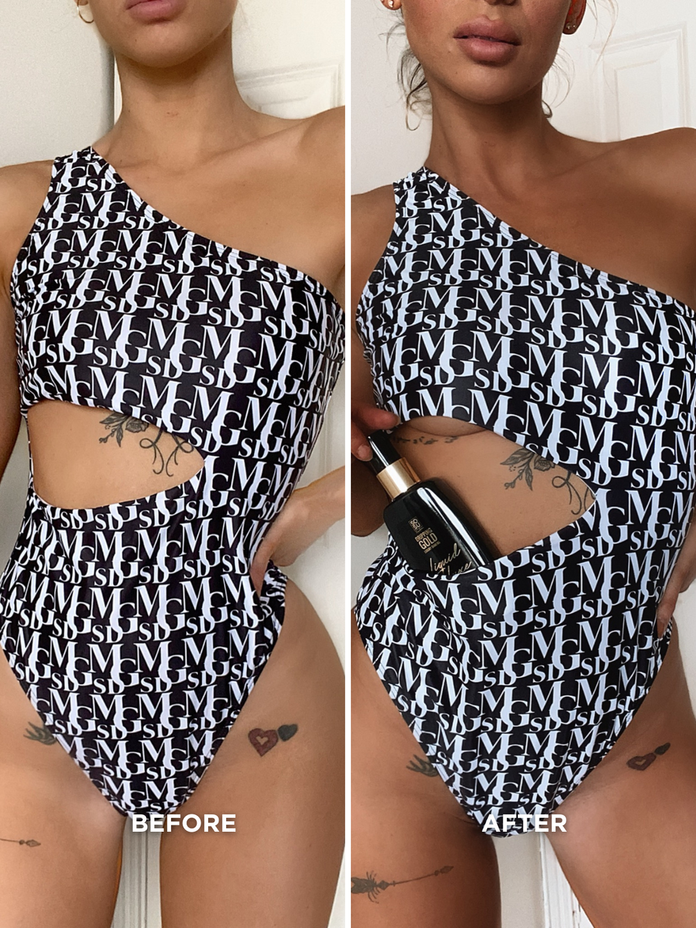 Liquid Luxe Tan | Dripping Gold