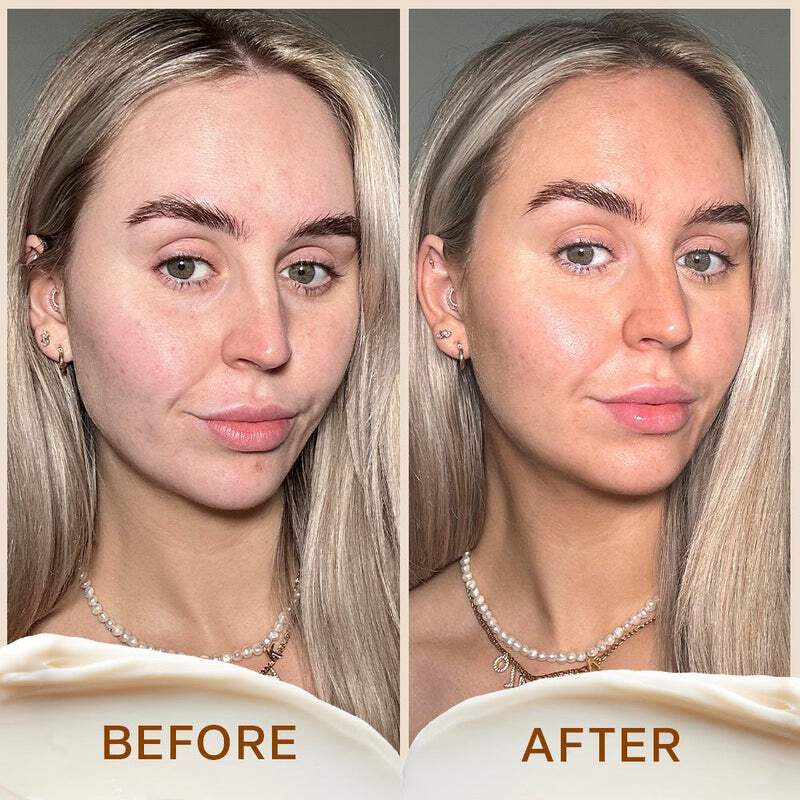 Sleep Mask Face Tan that gives an overnight glow, has a rich whipped texture, and leaves skin nourished and sun-kissed by morning