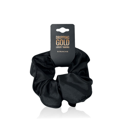 Dripping Gold Luxury Satin Scrunchie