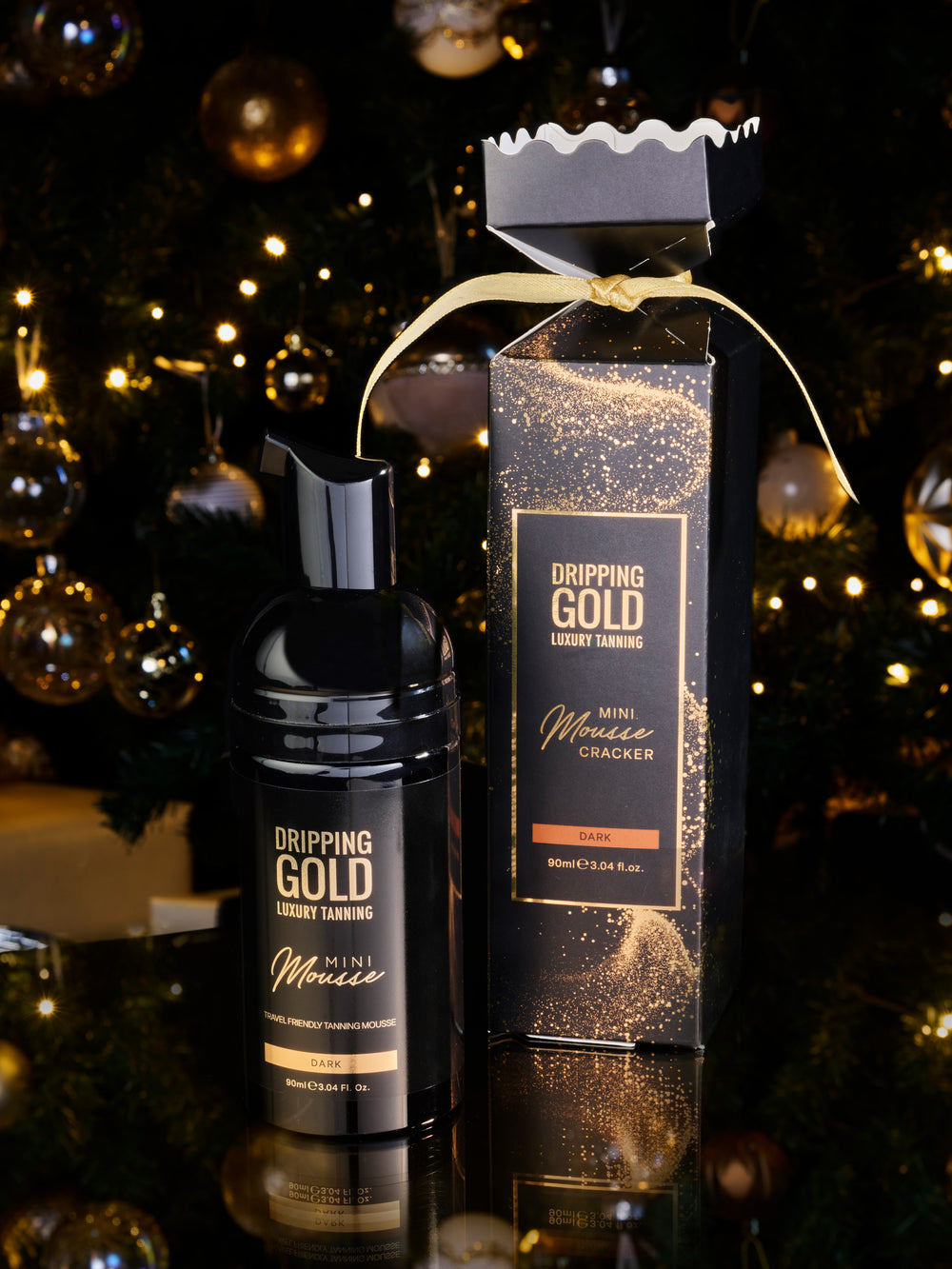 Mini Mousse Cracker | Dripping Gold