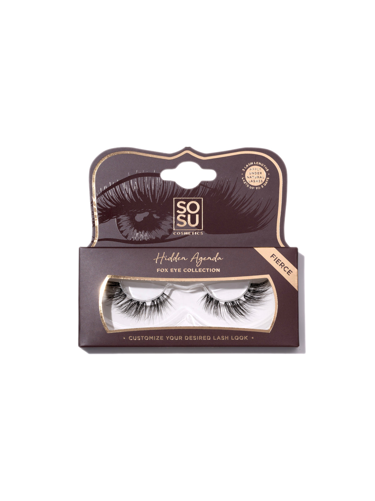 Fox Eye Lashes | Fierce | SOSU Cosmetics