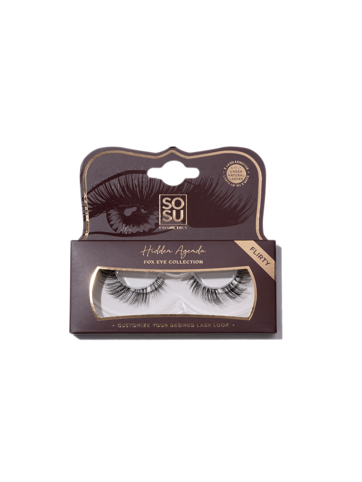 Fox Eye Lashes | Flirty | SOSU Cosmetics