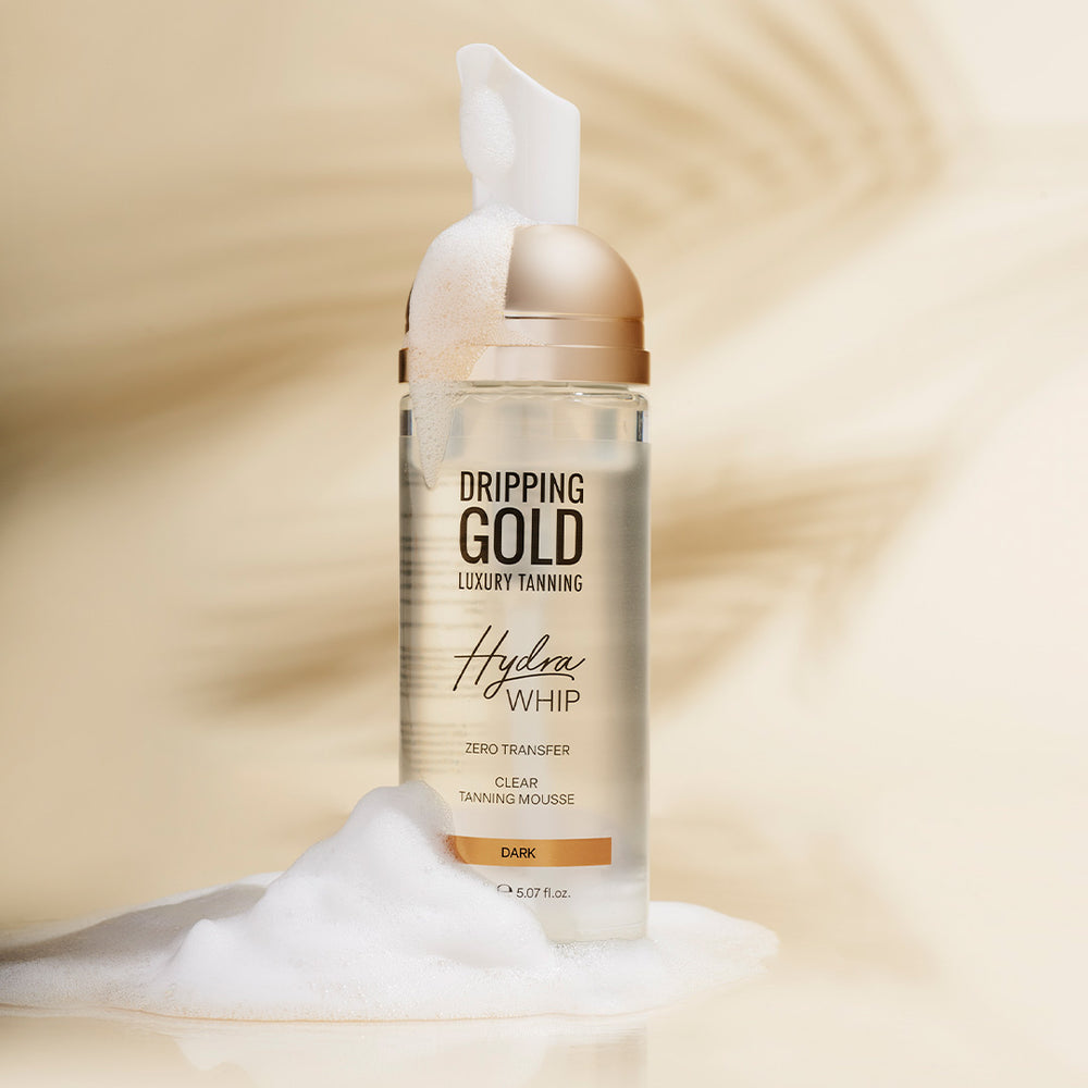 Hydra Whip Clear Tanning Mousse | Dripping Gold