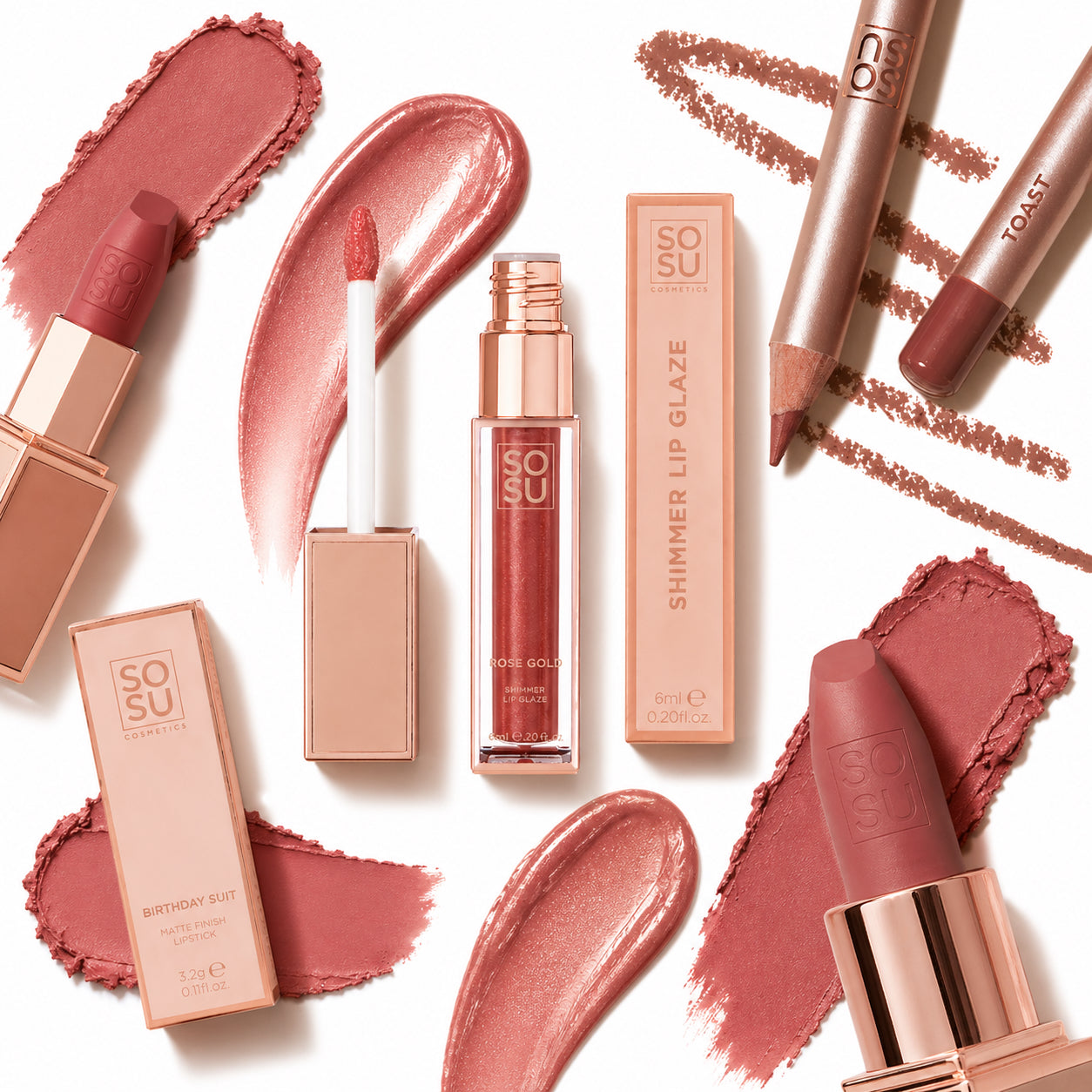 Sue's Lip Combo | SOSU Cosmetics