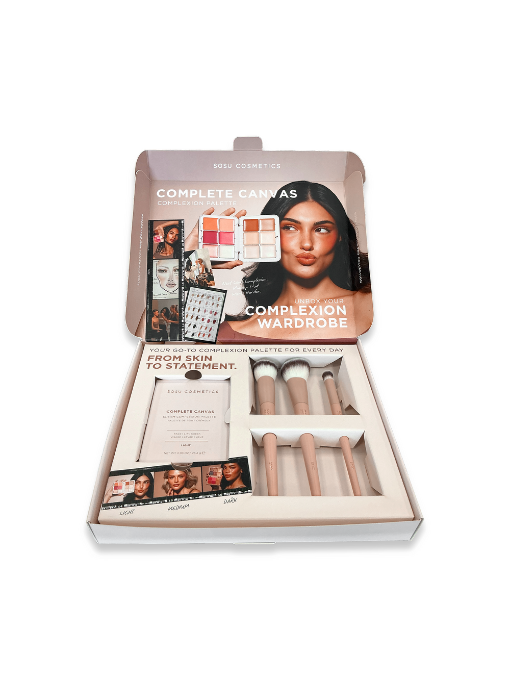 Complete Canvas Complexion Palette PR Box | SOSU Cosmetics