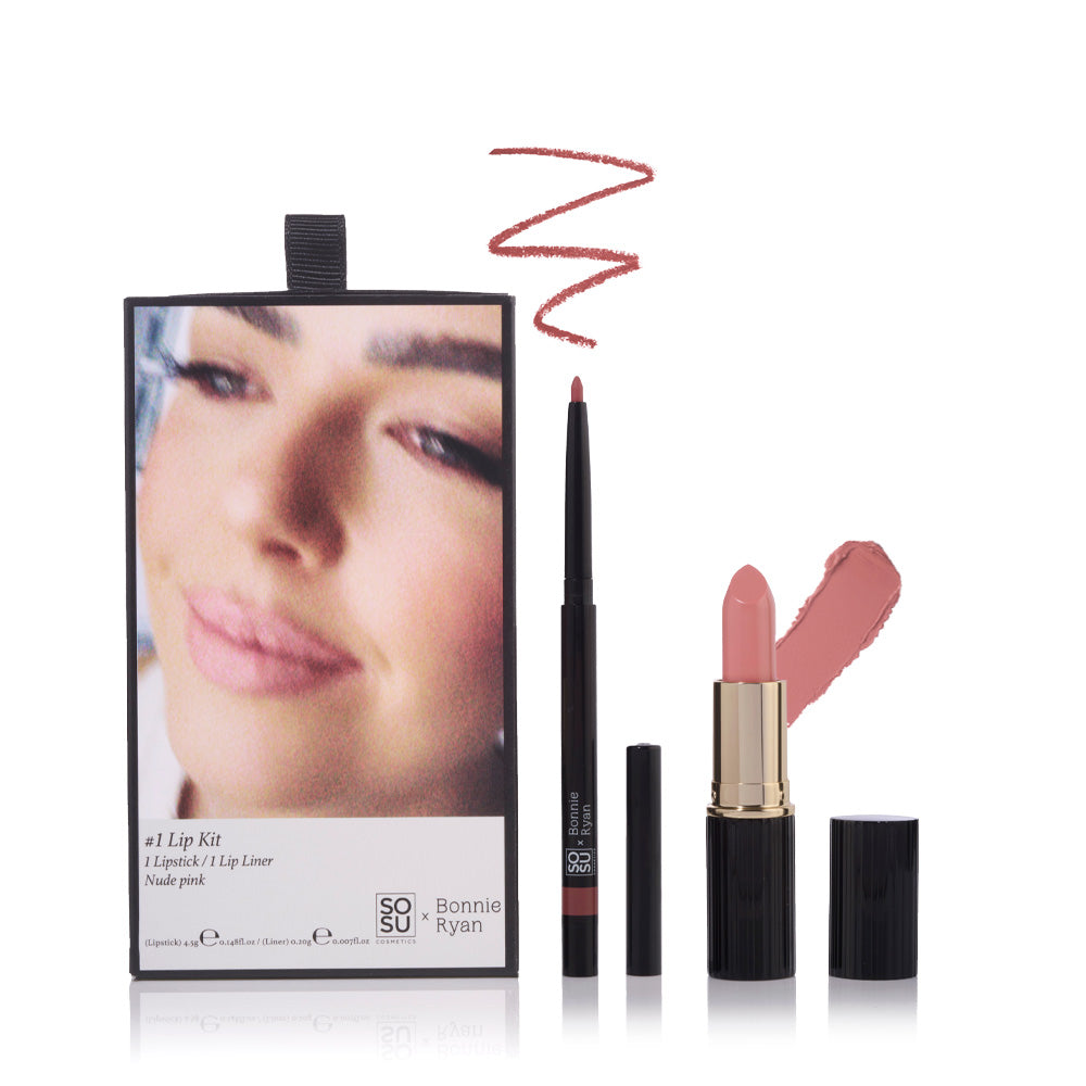 SOSU x Bonnie Ryan Lip Kit Pink SOSU Cosmetics