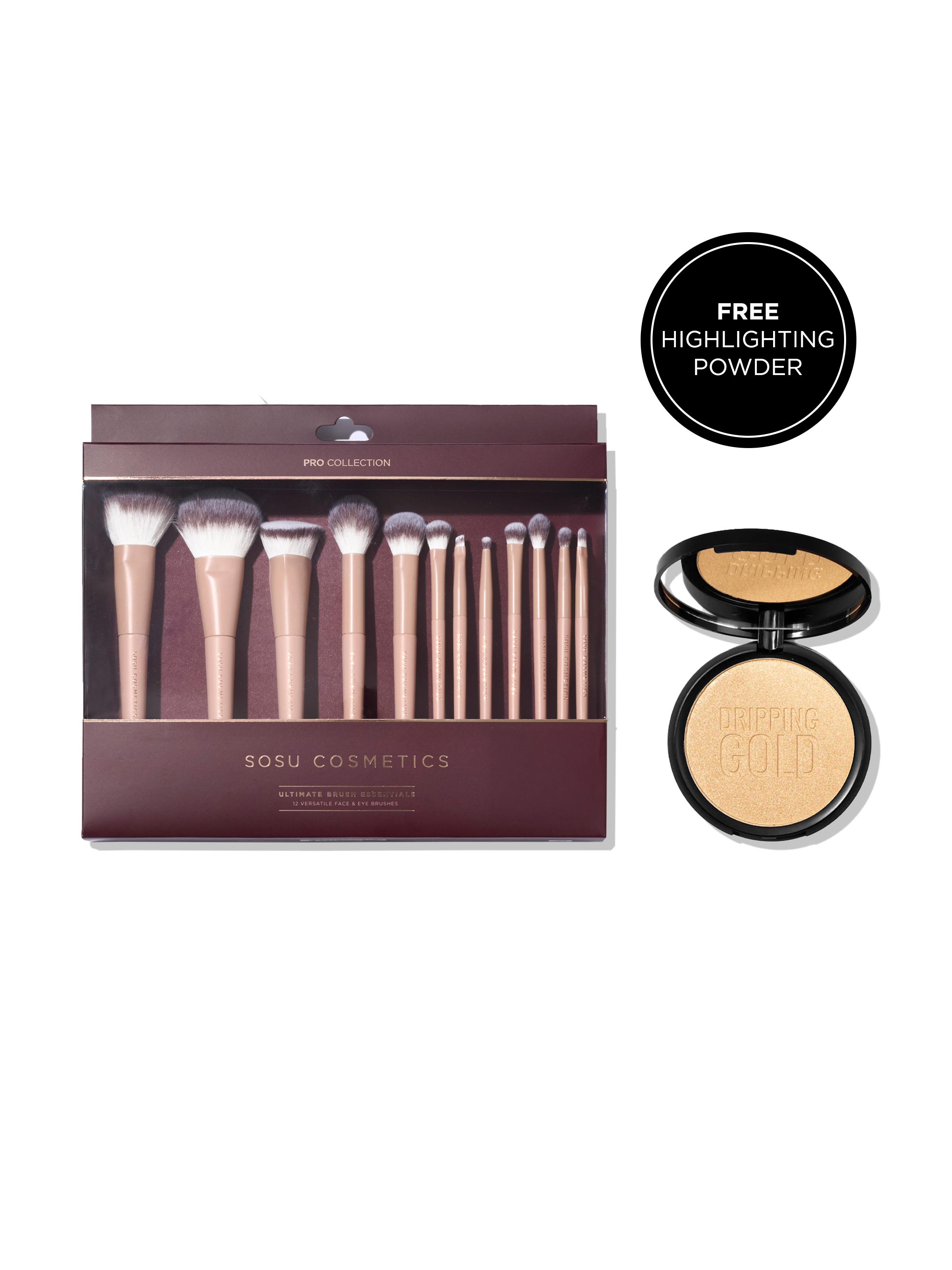 Ultimate Brush Collection Gift Set | SOSU Cosmetics
