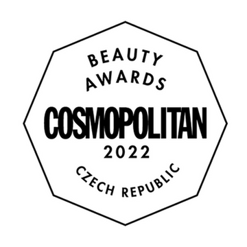 "Beauty Awards Cosmopolitan 2022 - Czech Republic" badge