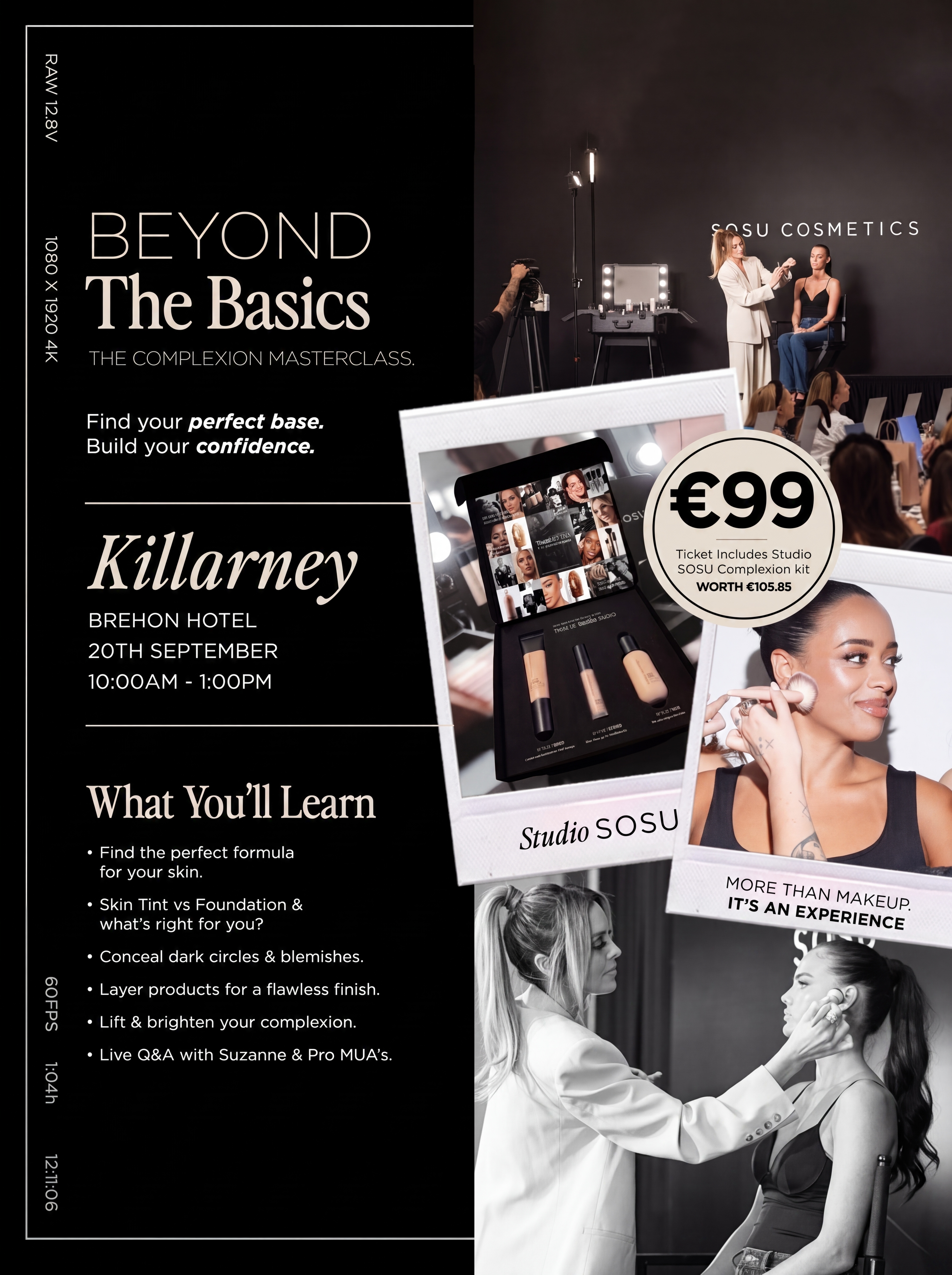 Beyond the Basics: The Masterclass | Killarney | SOSU Cosmetics