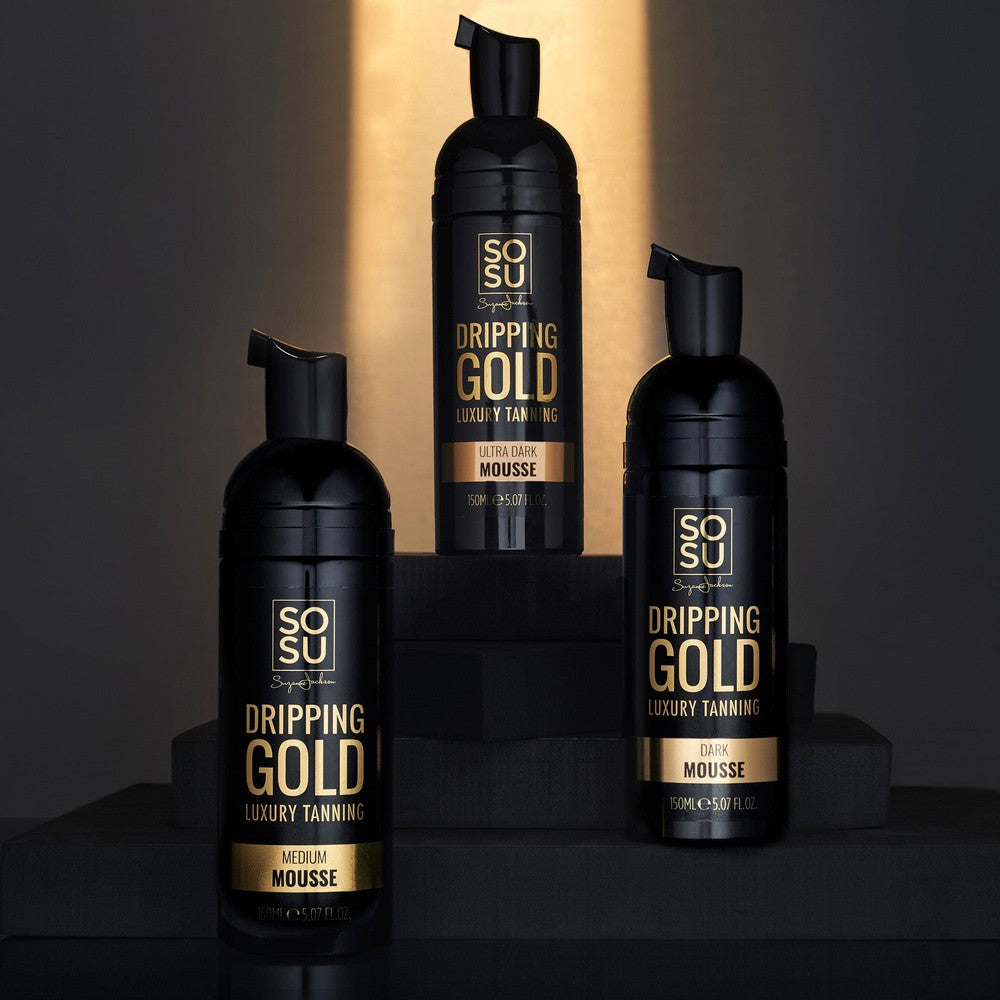 Luxury Self-Tan Mousse Dripping | Hydrating Gold |