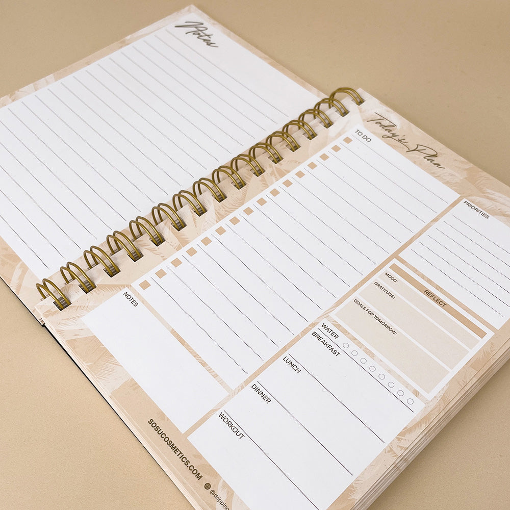 Dripping Gold Daily Planner