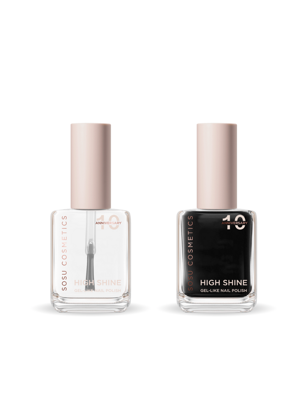 10 Year Nail Polish (Colour & Clear Coat) | SOSU Cosmetics