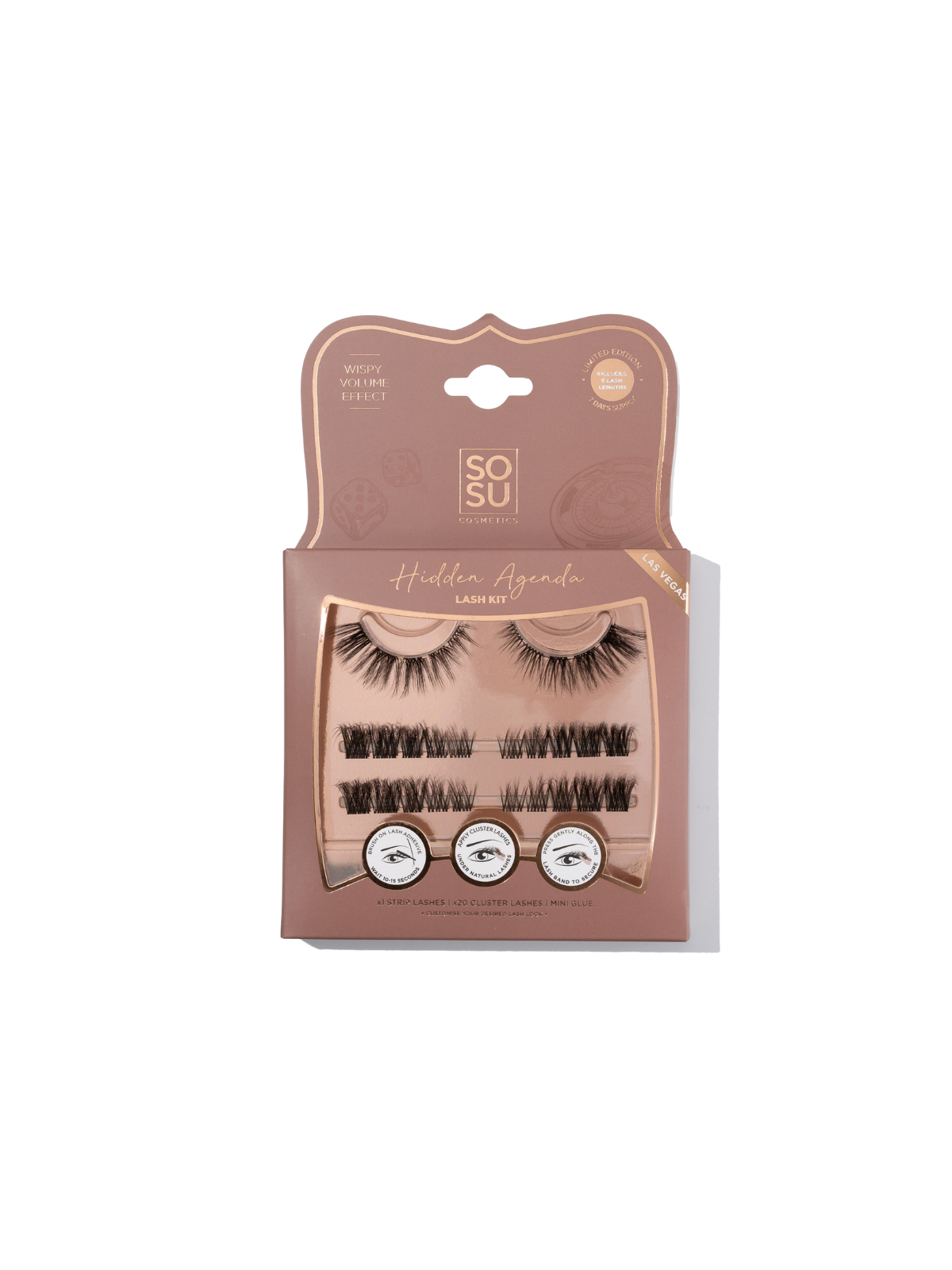 Hidden Agenda Lashes | Travel Set | SOSU Cosmetics