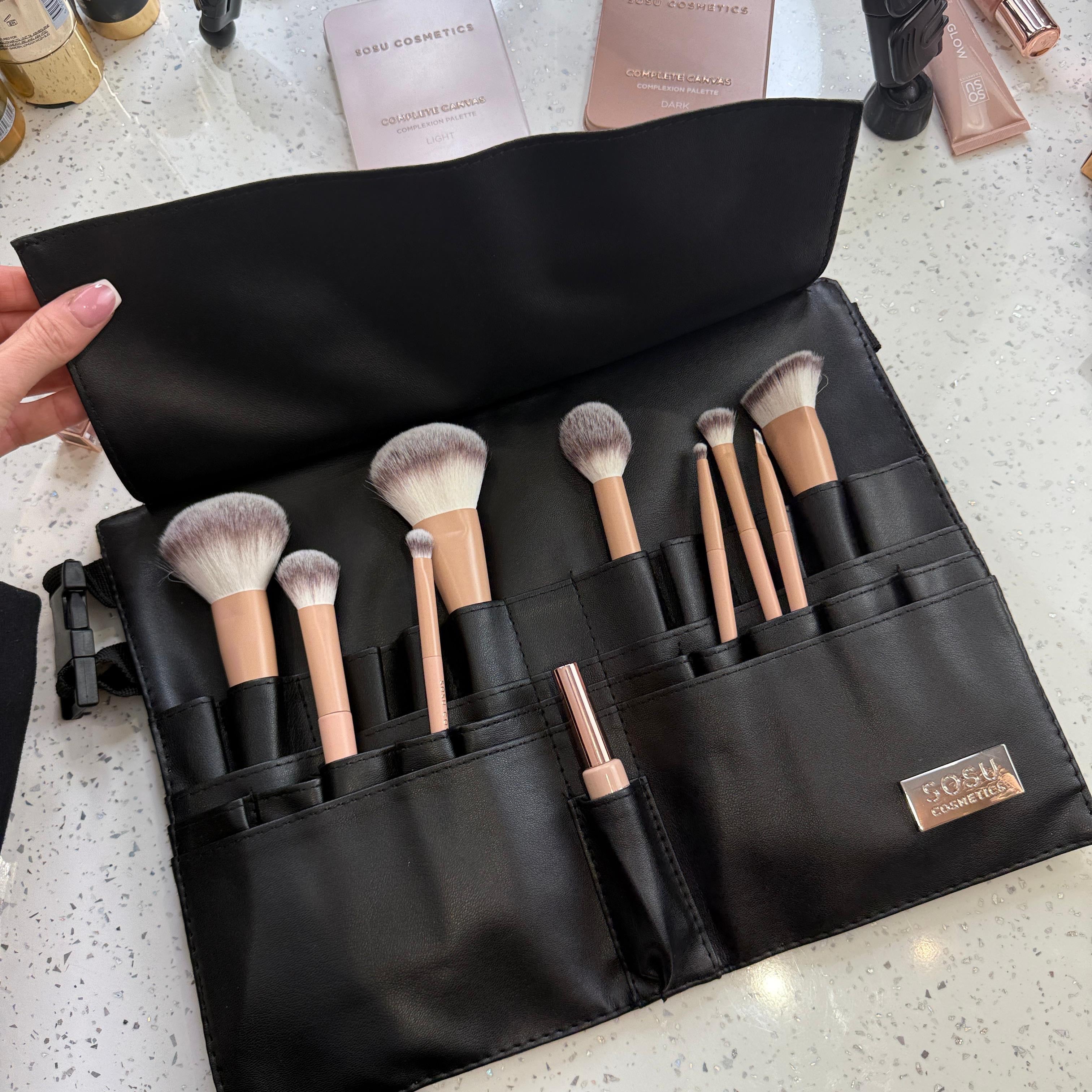 The Ultimate Brush Collection & Brush Belt | SOSU Cosmetics