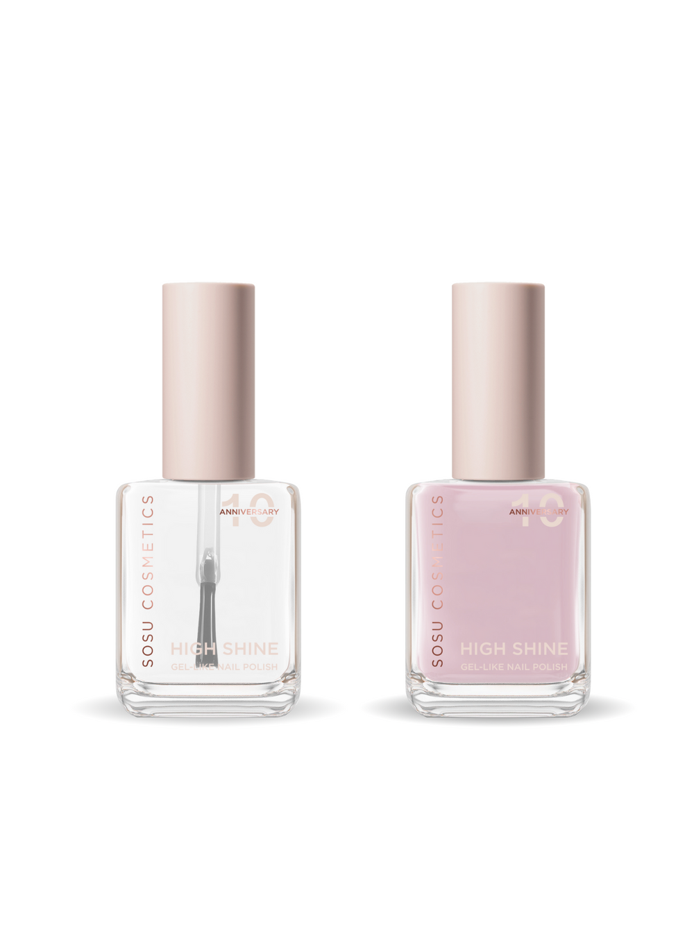 10 Year Nail Polish (Colour & Clear Coat) | SOSU Cosmetics
