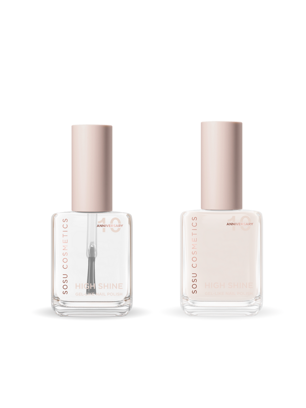 10 Year Nail Polish (Colour & Clear Coat) | SOSU Cosmetics