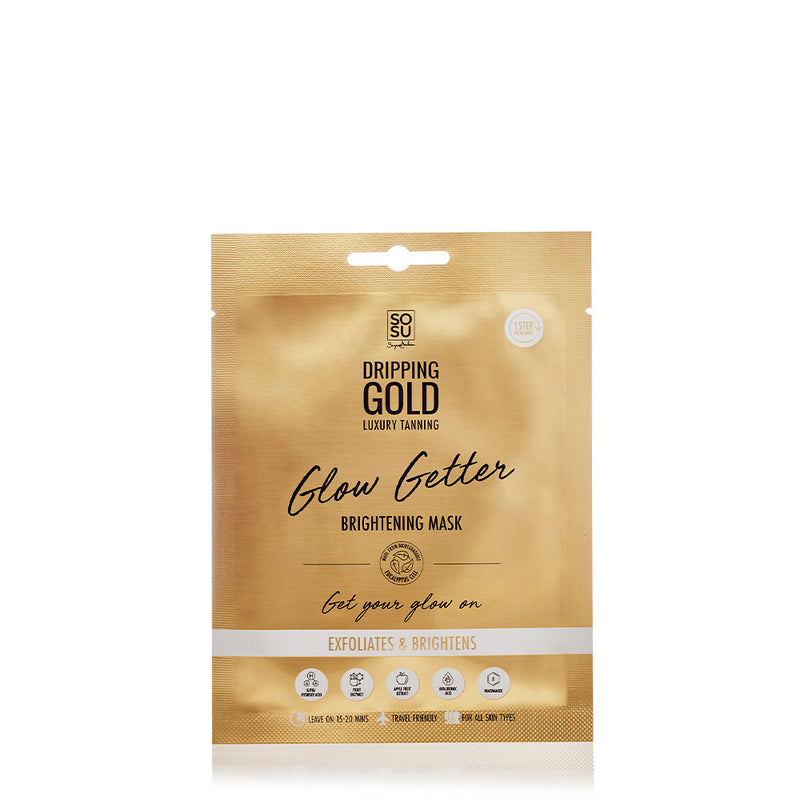 Glow getter brightening face mask