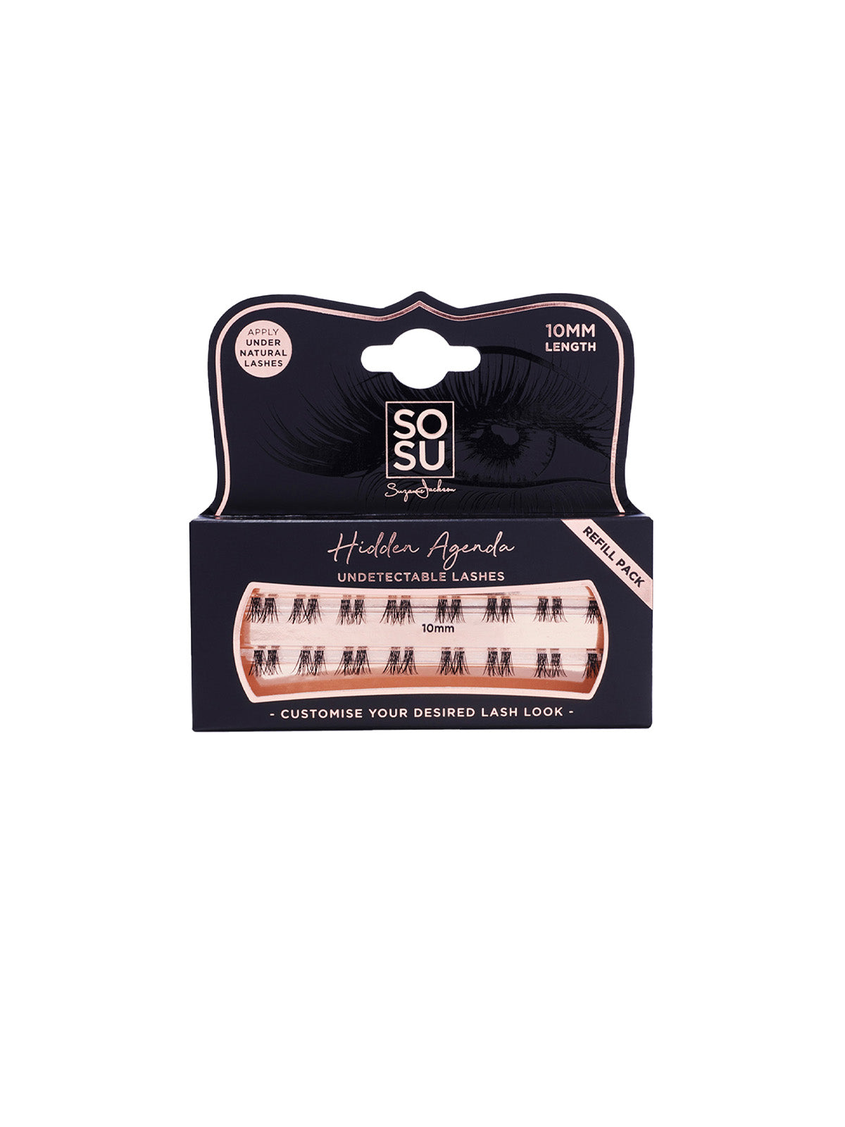 Hidden Agenda Lashes Refill Pack | Black | SOSU Cosmetics