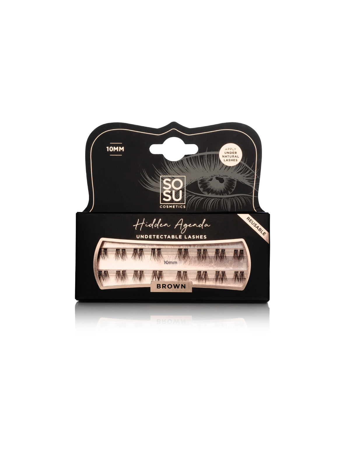 Hidden Agenda Lashes Refill Pack | Brown | SOSU Cosmetics