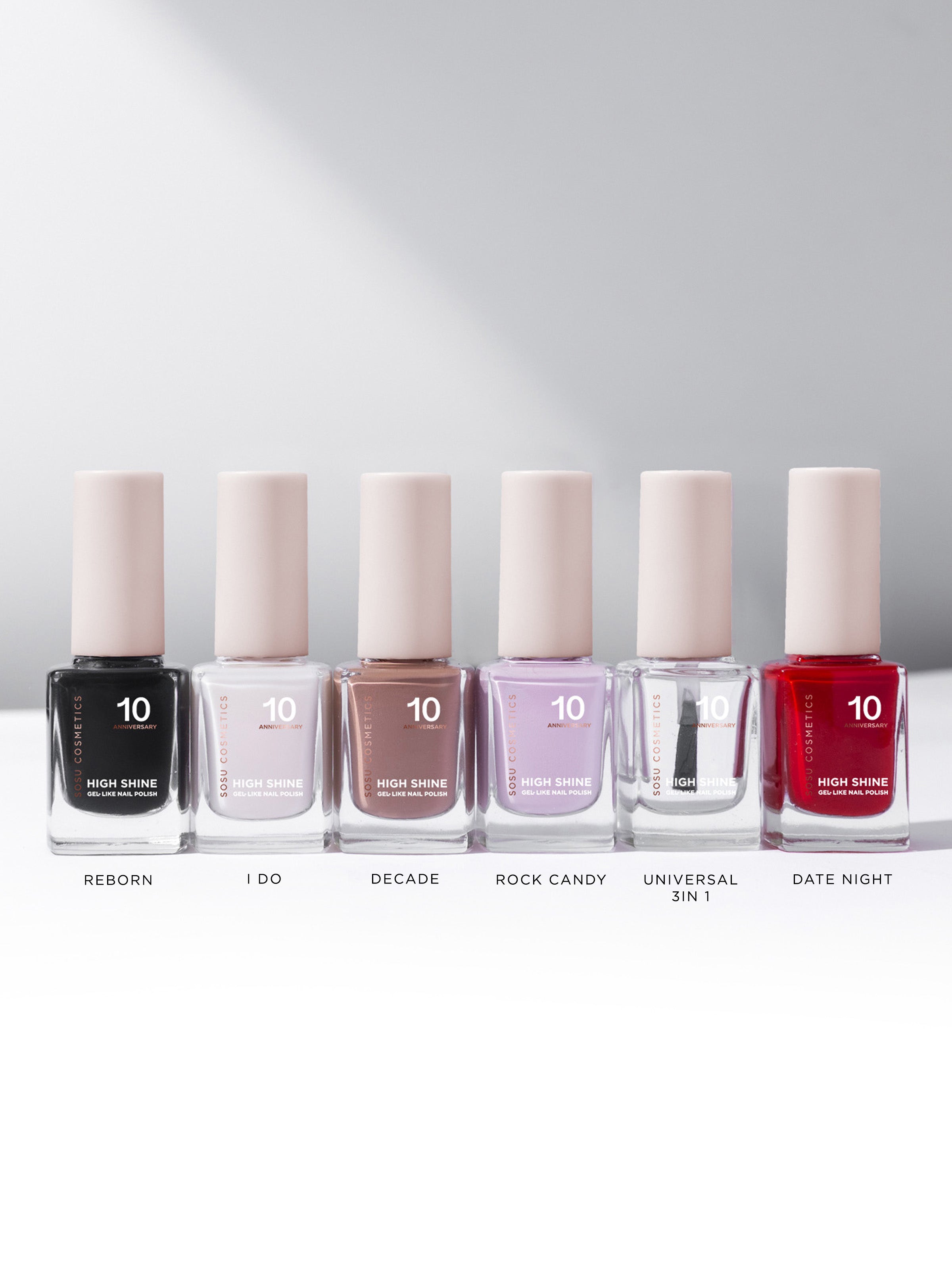 10 Year Anniversary Nail Polish Collection | SOSU Cosmetics