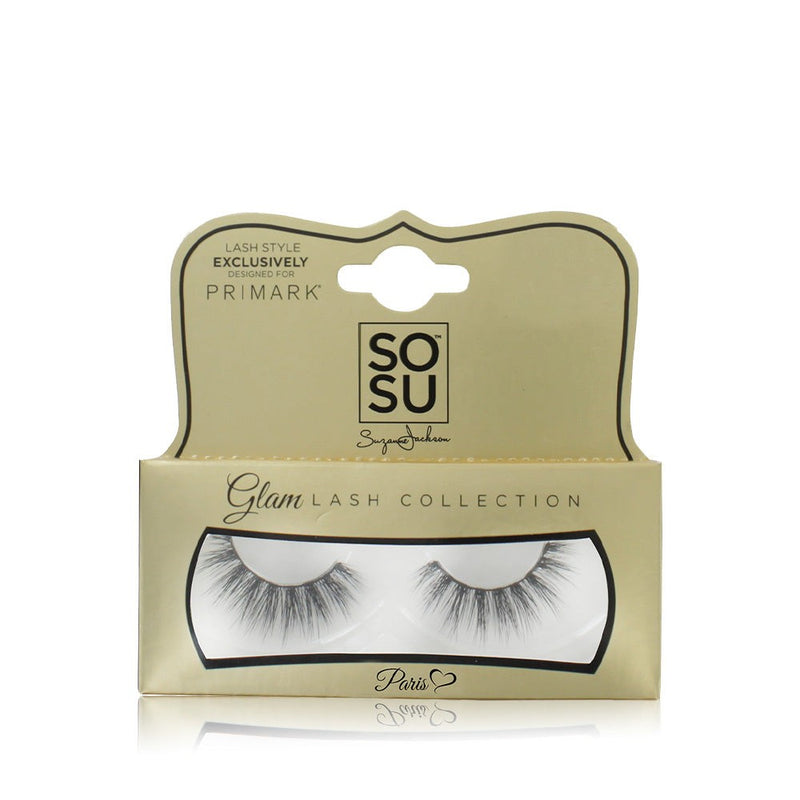 Paris Glam Lash Collection by SOSU Cosmetics, designed to create maximum volume with a lightweight feel using luxury reusable 3D Synthetic Fibres