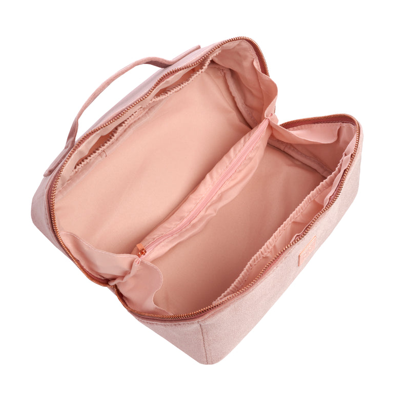 Large Luxury Velvet Cosmetics Bag | SOSU Cosmetics