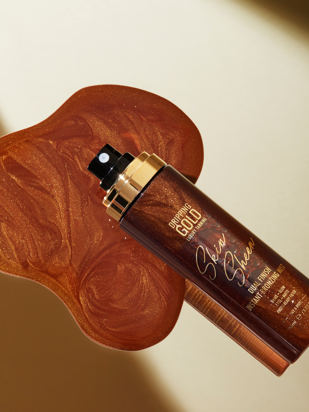 Skin Sheen Dual Finish Instant Bronzing Mist | Dripping Gold
