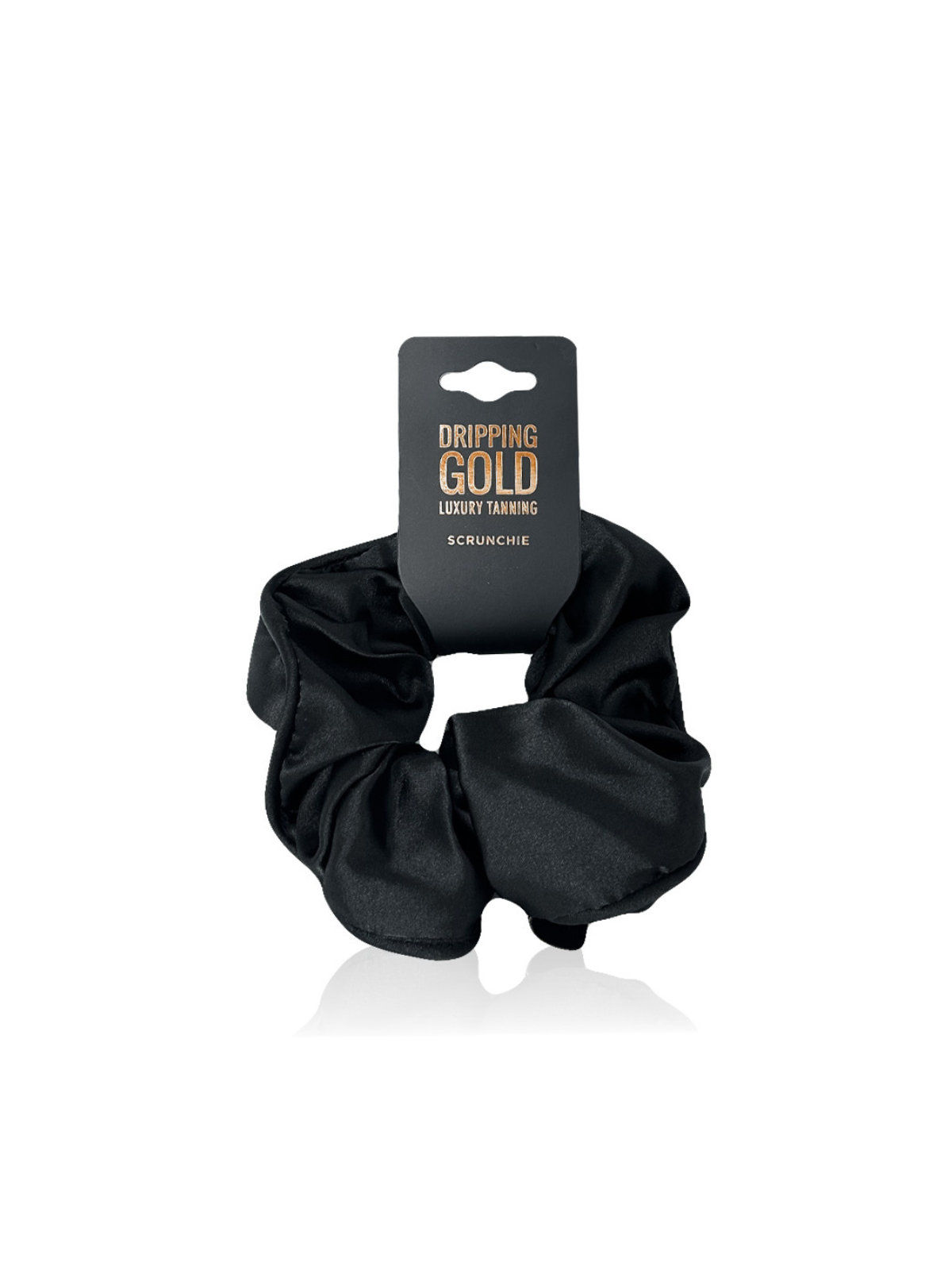 Dripping Gold Luxury Satin Scrunchie