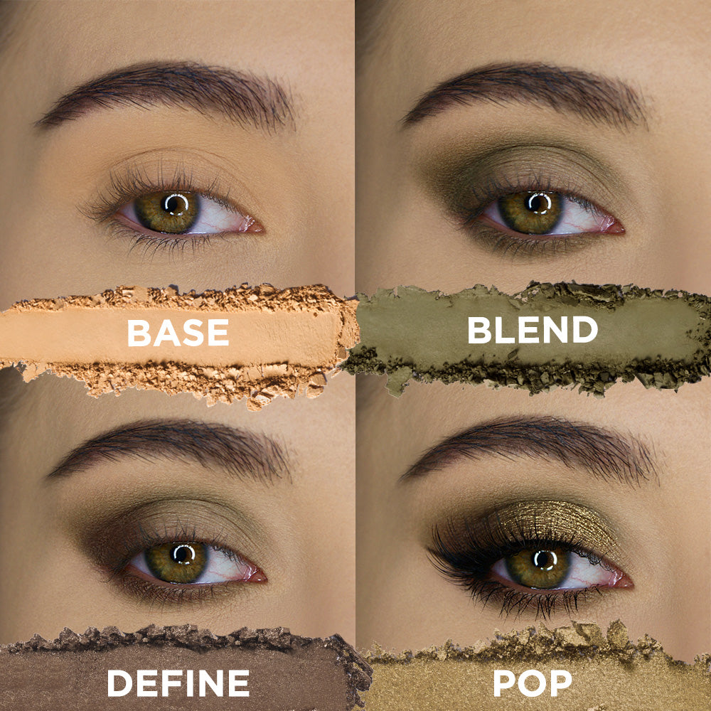 Muted Green Eyeshadow Quad