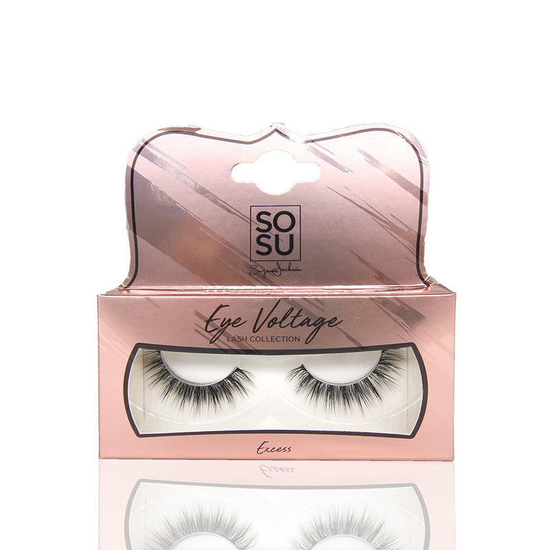 SOSU Cosmetics Eye Voltage Lash in Excess style, designed for maximum volume and a lightweight feel