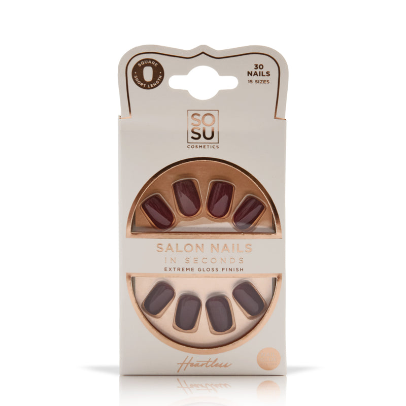 Heartless Faux Nails in Packaging | SOSU Cosmetics