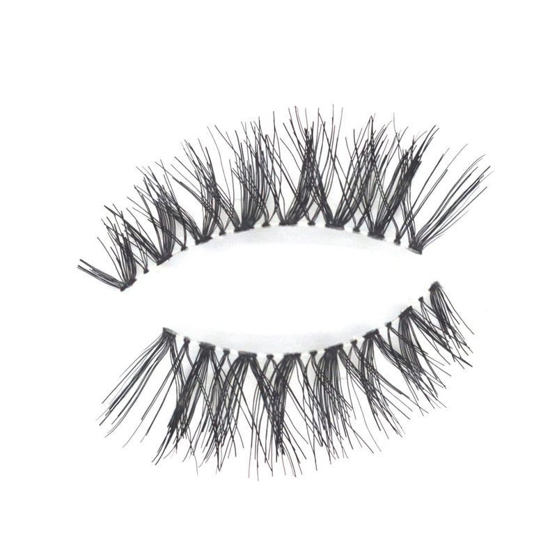 Premium Alex lashes from SOSU Cosmetics, handmade from 100% human hair, providing a sexy, sophisticated, and natural look with an exaggerated end for a flirty flutter