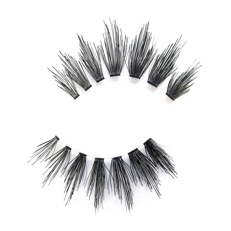 Carla premium lashes delicately crafted from 100% human hair for a sexy and sophisticated look, with a mix of dramatic and soft textures