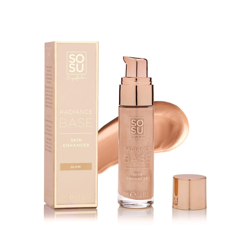 Radiance Base skin enhancer in shade Glow, for a flawless lit-from-within complexion, can be worn on its own or as a base for makeup for added luminosity