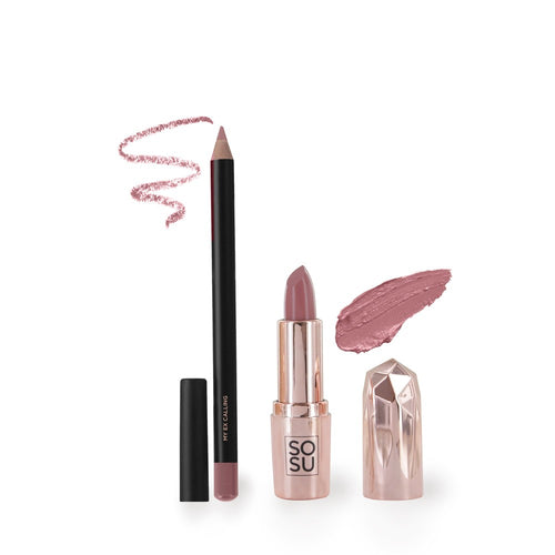 My Ex Is Calling | Satin Lipstick & Liner