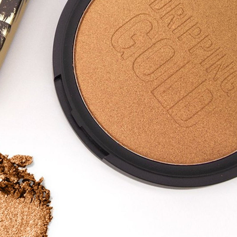 Dripping Gold Endless Summer Illuminating Bronzer that delivers a shimmery, glistening, bronzed glow for sun-kissed, golden complexion, perfect for on-the-go touch-ups