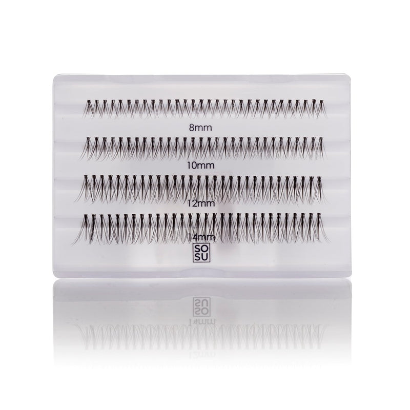 Visionary One Of A Kind Individual Lashes in various lengths (8mm, 10mm, 12mm) designed for a natural and flirty lash look