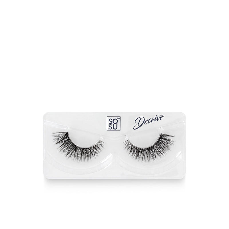 SOSU Deceive - 7 Deadly Sins lash with high voltage volume, lust worthy length, and an invisible lash band for an undetectable finish