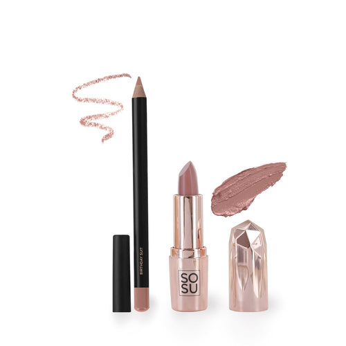 Birthday Suit | Matte Lipstick & Liner